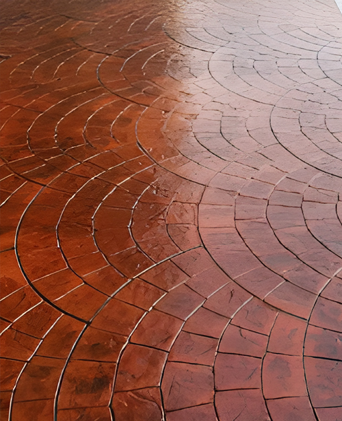 الخرسانة المطبوعة